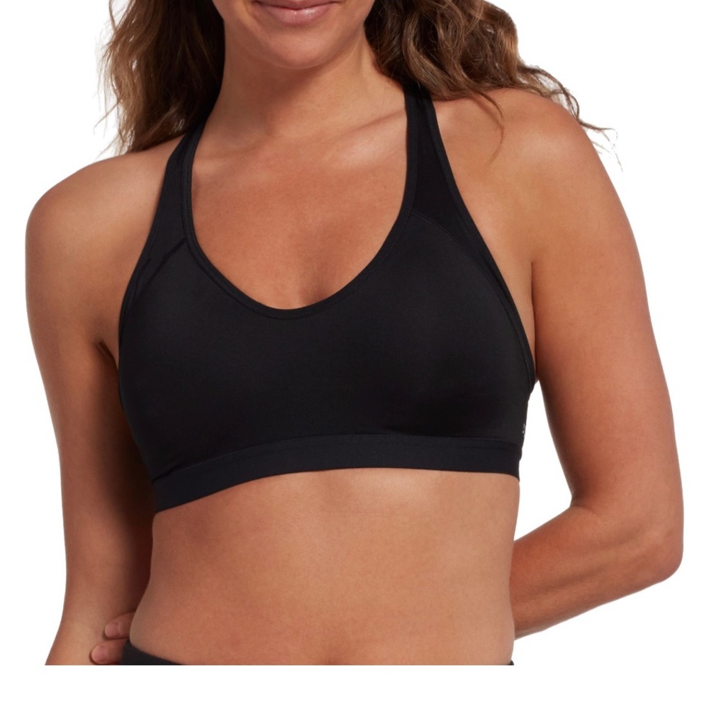 NEW DSG black high support racerback bra size L